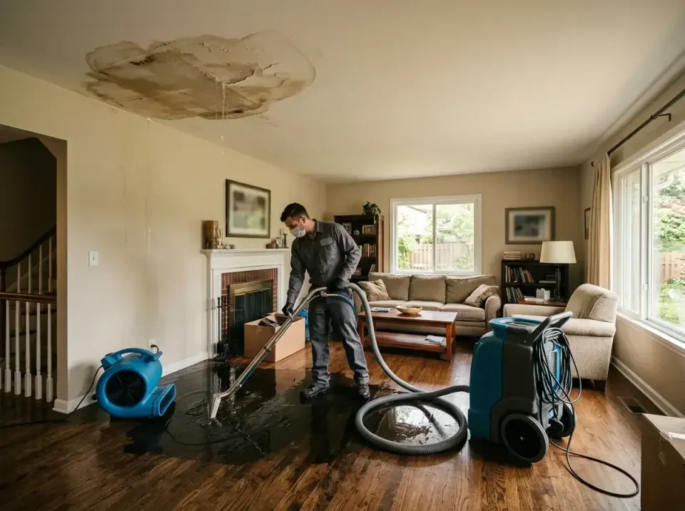 attic-pipe-burst-ceiling-drip-008 — frequently asked questions, Water Damage Restoration & Carpet Care in Commerce, OK